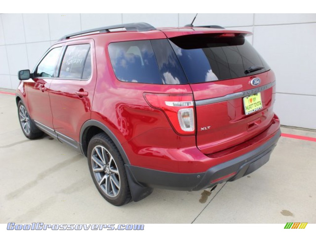 2015 Explorer XLT 4WD - Ruby Red / Charcoal Black photo #9