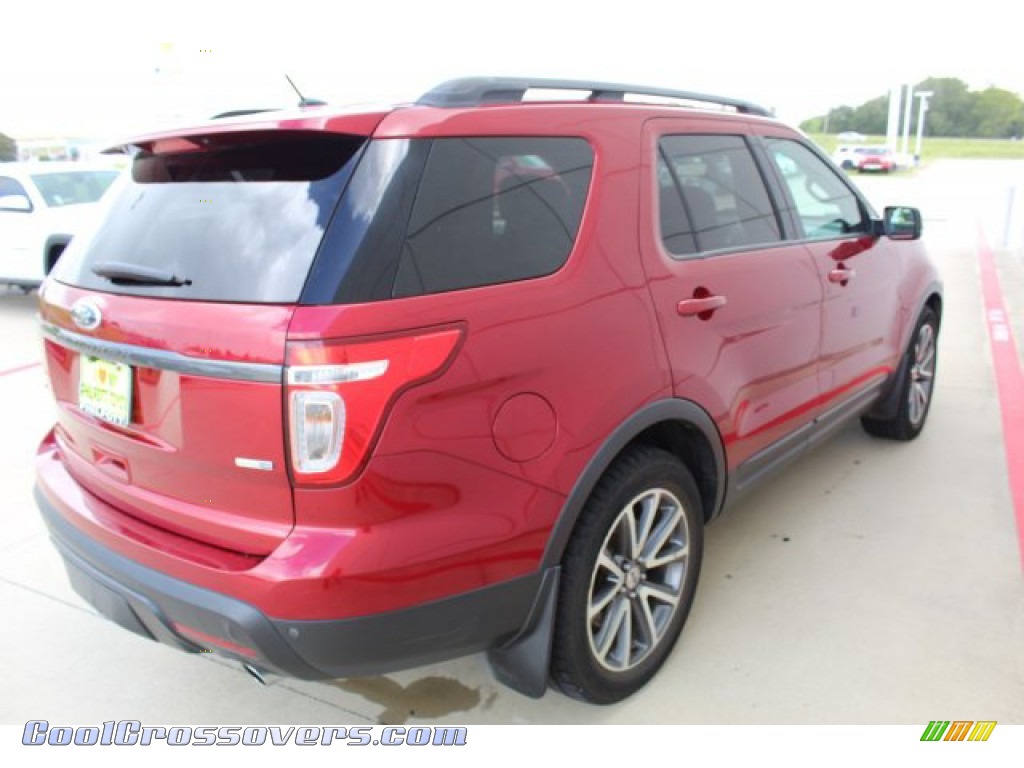 2015 Explorer XLT 4WD - Ruby Red / Charcoal Black photo #11