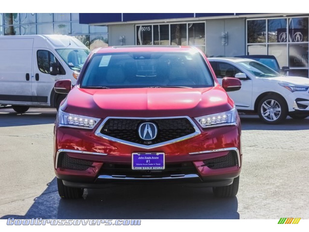 2019 MDX Technology - Performance Red Pearl / Parchment photo #2
