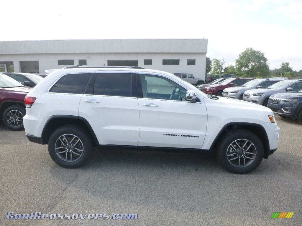 2020 Grand Cherokee Limited 4x4 - Bright White / Light Frost Beige/Black photo #6