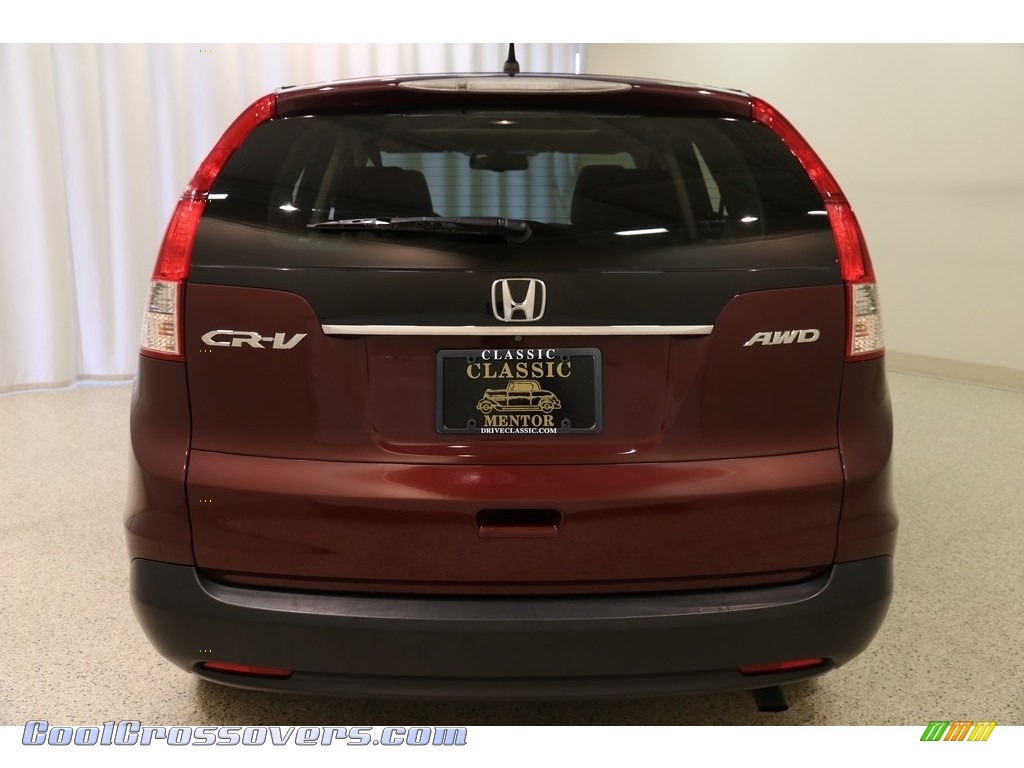 2014 CR-V EX AWD - Basque Red Pearl II / Gray photo #18