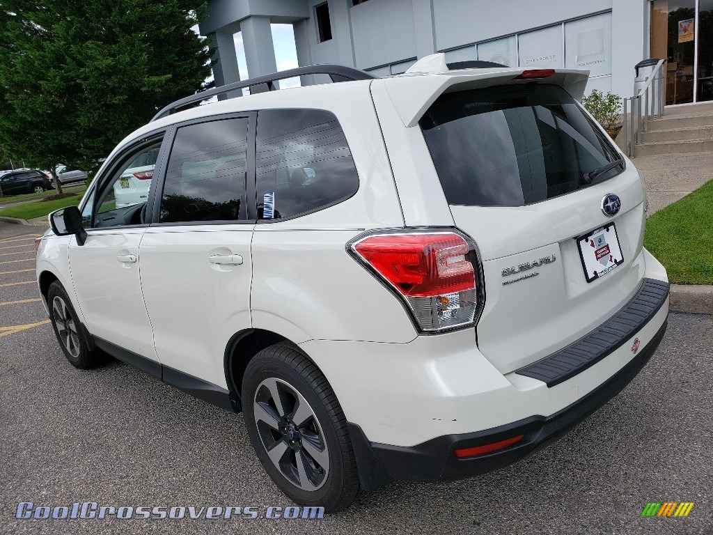 2017 Forester 2.5i Premium - Crystal White Pearl / Gray photo #2