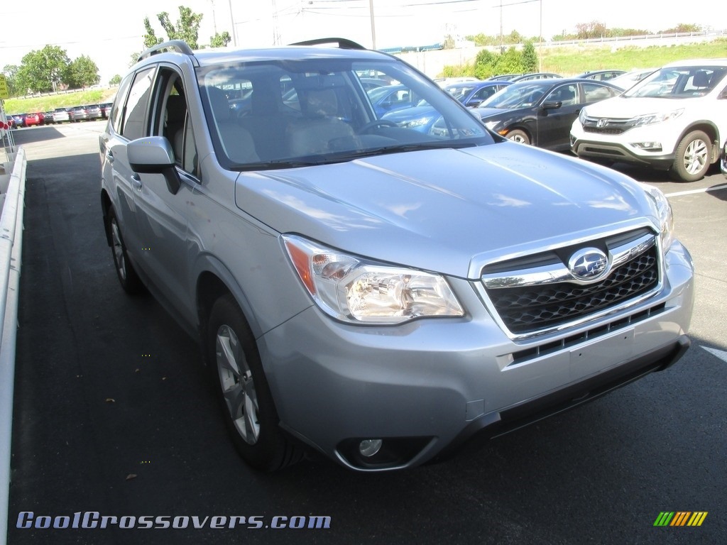 2016 Forester 2.5i Limited - Ice Silver Metallic / Gray photo #6