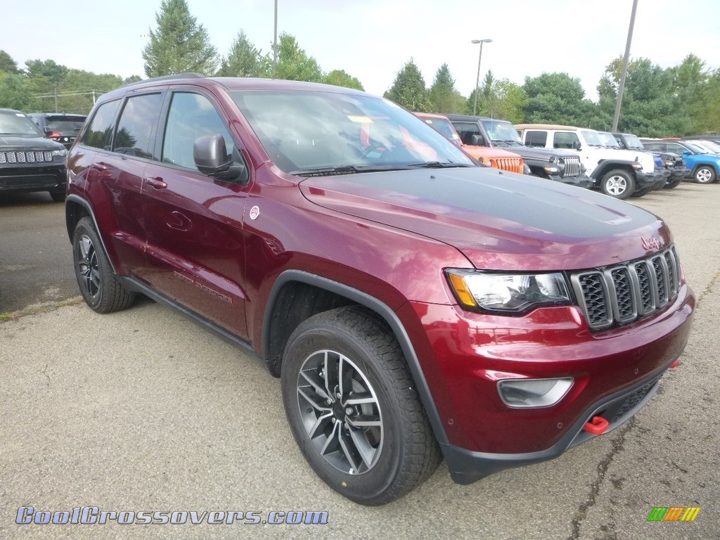 2019 Grand Cherokee Trailhawk 4x4 - Velvet Red Pearl / Ruby Red/Black photo #7