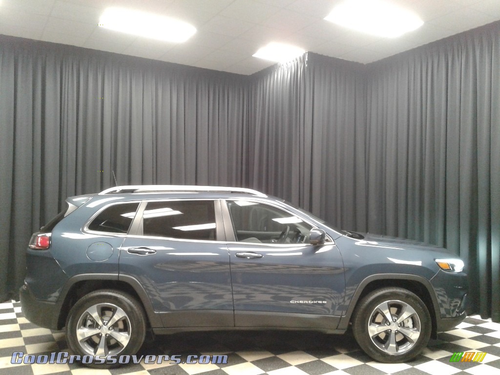 2020 Cherokee Limited 4x4 - Blue Shade Pearl / Ski Gray/Black photo #5