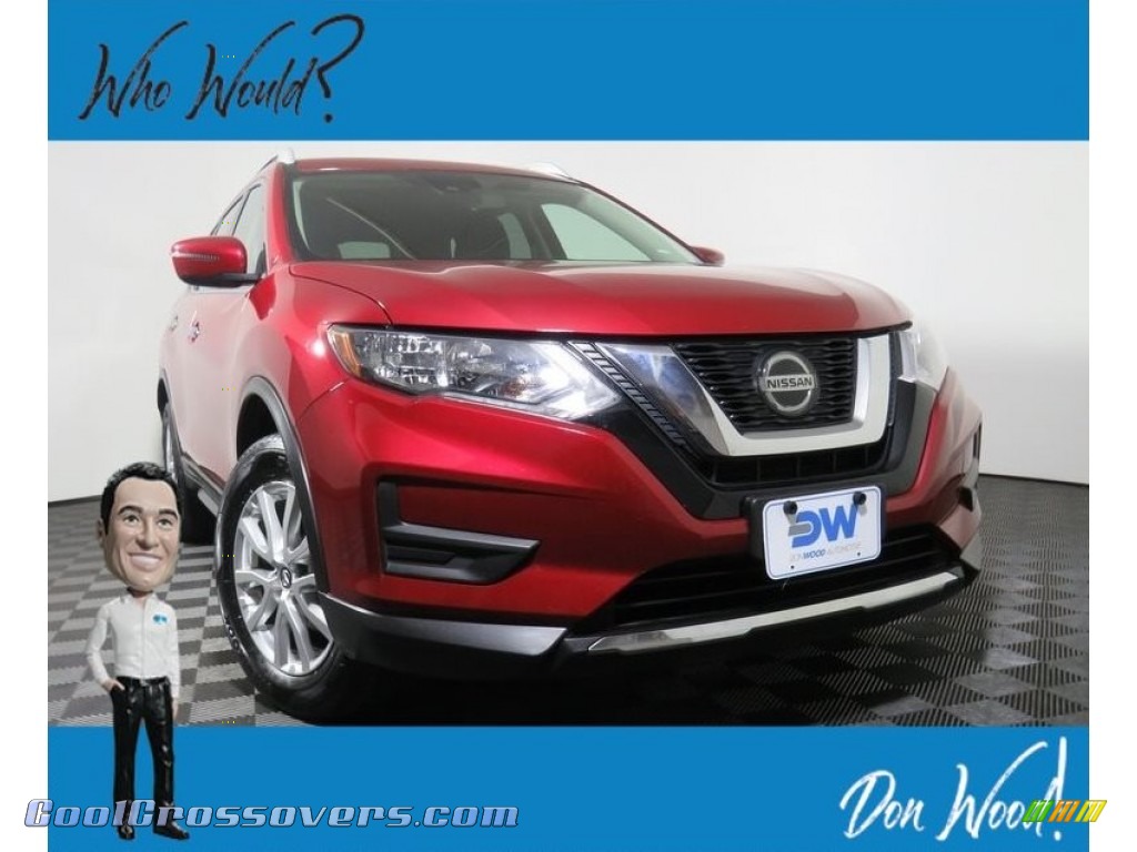 2019 Rogue SV AWD - Scarlet Ember / Charcoal photo #1