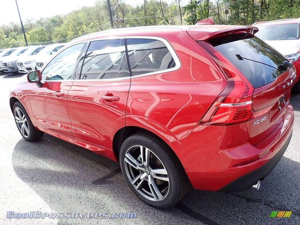 2020 XC60 T5 AWD Momentum - Fusion Red Metallic / Blonde photo #4