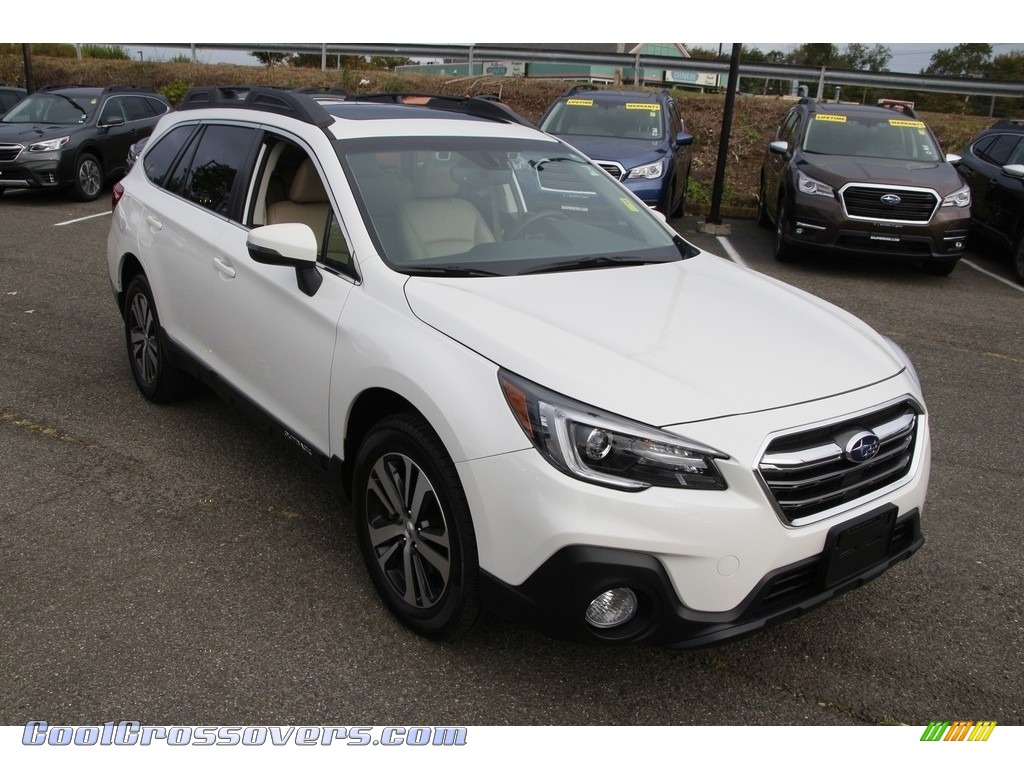 2018 Outback 2.5i Limited - Crystal White Pearl / Ivory photo #3