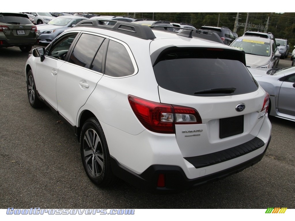 2018 Outback 2.5i Limited - Crystal White Pearl / Ivory photo #7