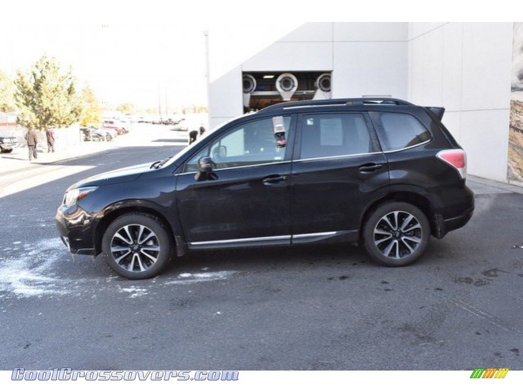 2018 Forester 2.0XT Touring - Crystal Black Silica / Brown photo #3