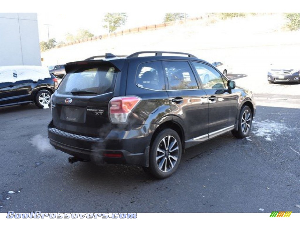 2018 Forester 2.0XT Touring - Crystal Black Silica / Brown photo #6