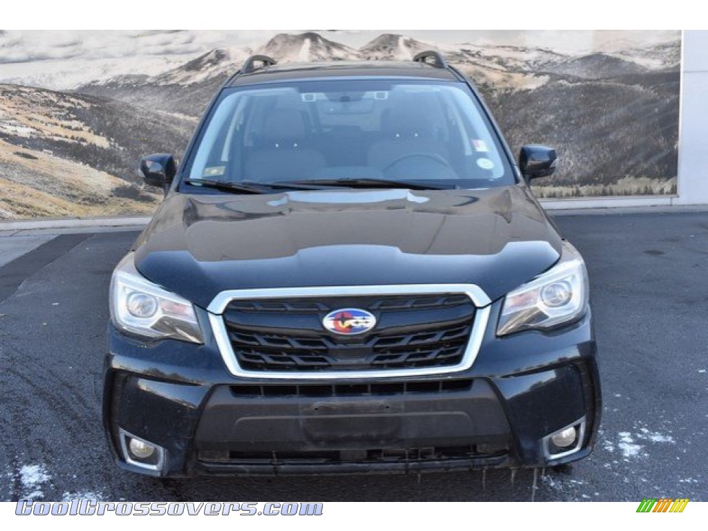 2018 Forester 2.0XT Touring - Crystal Black Silica / Brown photo #8