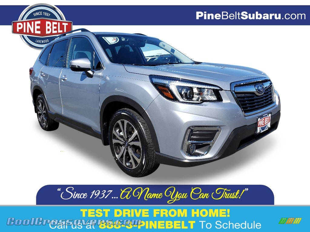 2020 Forester 2.5i Limited - Ice Silver Metallic / Black photo #1