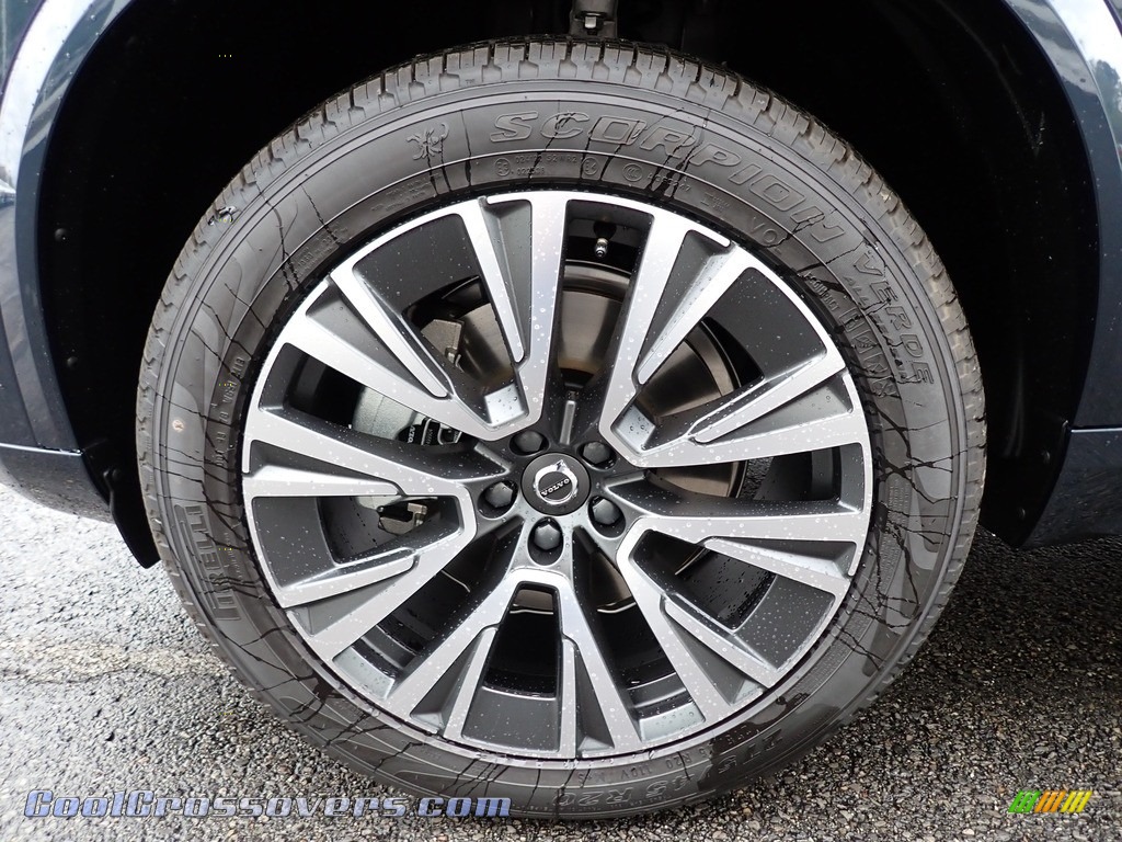 2020 XC90 T5 AWD Momentum - Denim Blue Metallic / Blond photo #6