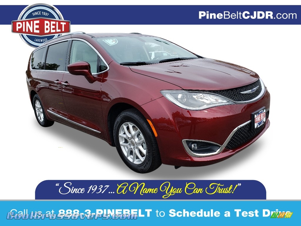 2020 Pacifica Touring L - Velvet Red Pearl / Cognac/Alloy photo #1