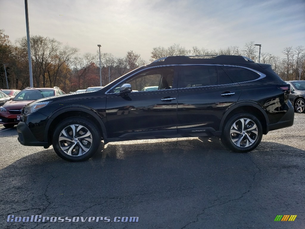 2020 Outback 2.5i Touring - Crystal Black Silica / Java Brown photo #3