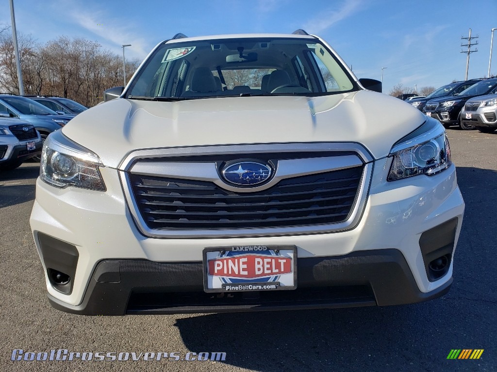 2020 Forester 2.5i - Crystal White Pearl / Gray photo #2