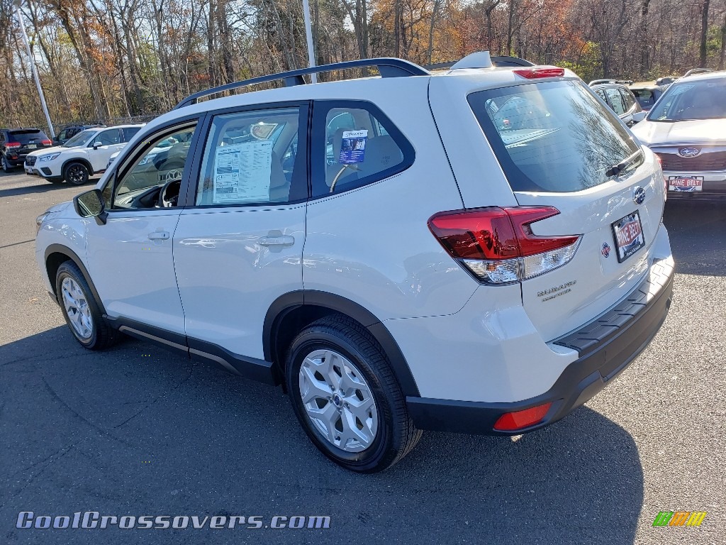 2020 Forester 2.5i - Crystal White Pearl / Gray photo #4
