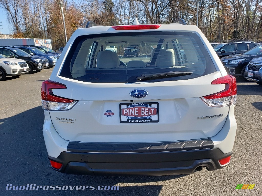 2020 Forester 2.5i - Crystal White Pearl / Gray photo #5