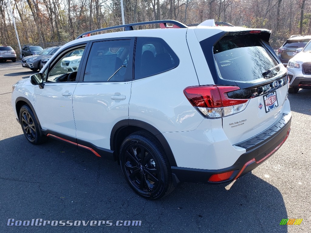 2020 Forester 2.5i Sport - Crystal White Pearl / Gray Sport photo #4