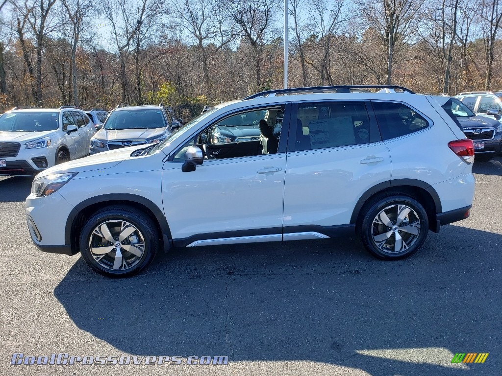 2020 Forester 2.5i Touring - Crystal White Pearl / Black photo #3