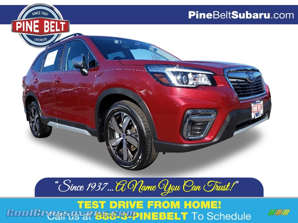 2020 Forester 2.5i Touring - Crimson Red Pearl / Black photo #1