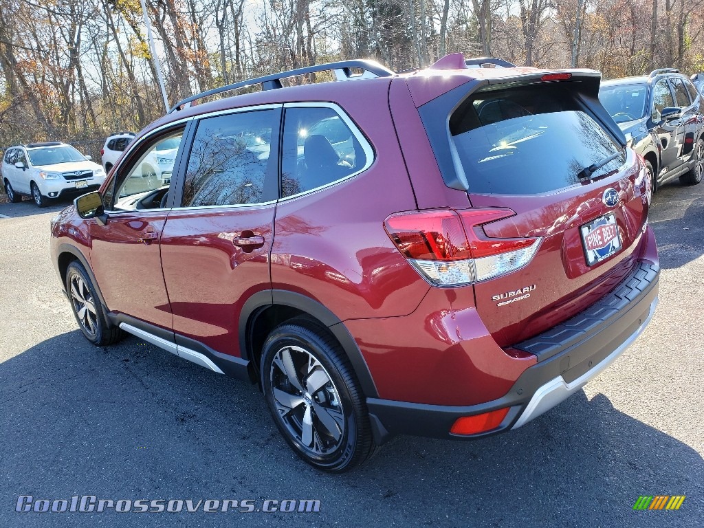 2020 Forester 2.5i Touring - Crimson Red Pearl / Black photo #4
