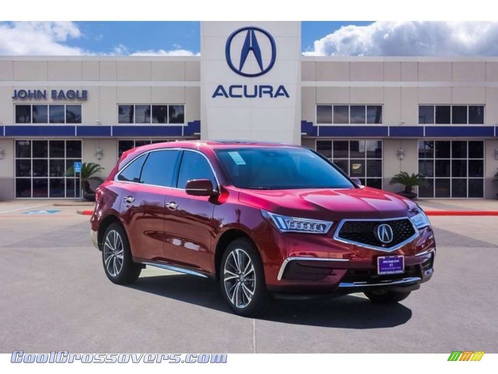 Performance Red Pearl / Parchment Acura MDX Technology