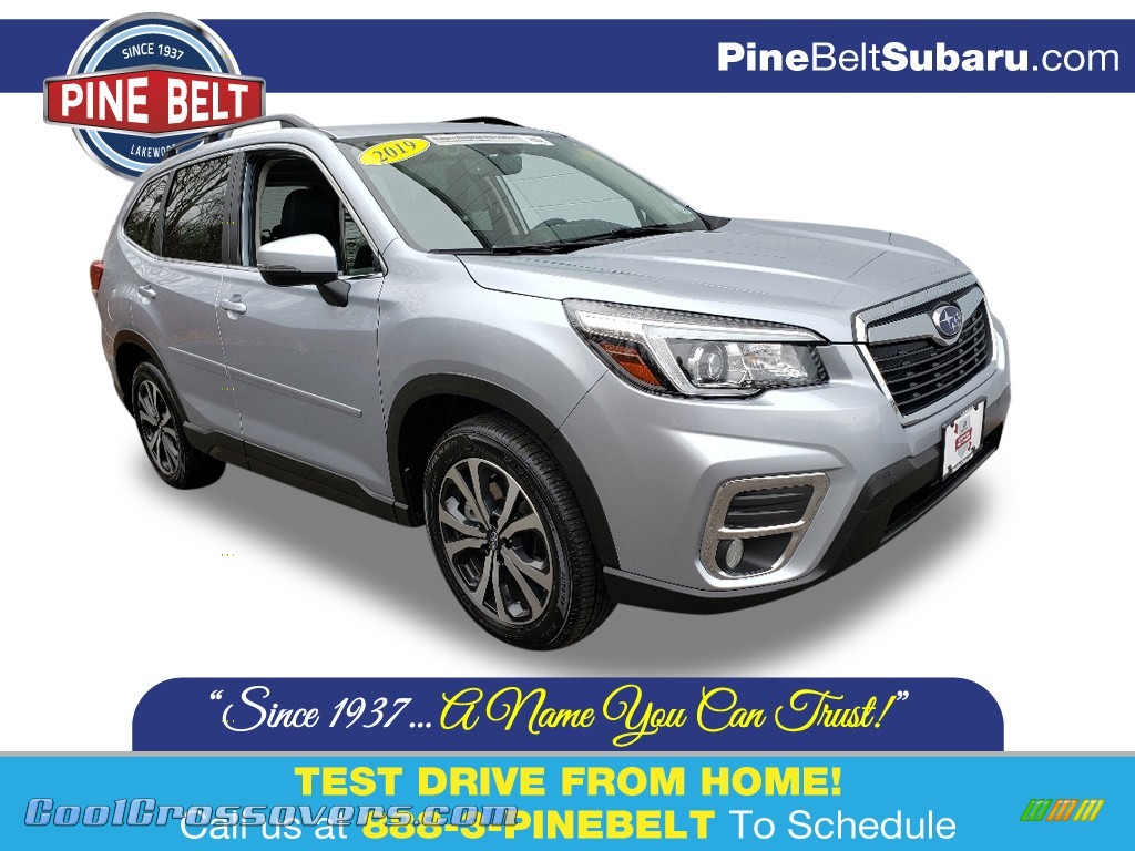 2019 Forester 2.5i Limited - Ice Silver Metallic / Black photo #1