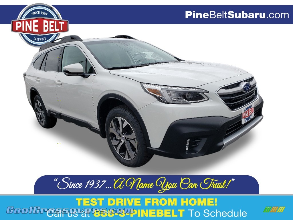 2020 Outback 2.5i Limited - Crystal White Pearl / Warm Ivory photo #1