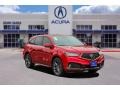 Acura MDX Technology AWD Performance Red Pearl photo #1