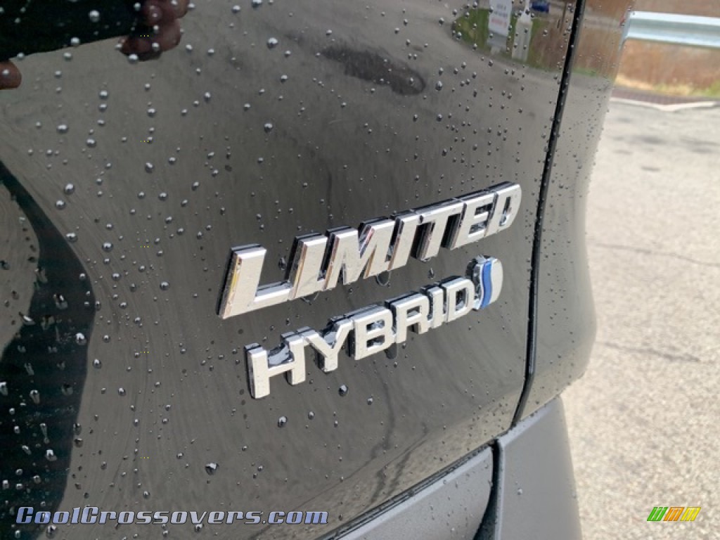 2020 RAV4 Limited AWD Hybrid - Midnight Black Metallic / Light Gray photo #6
