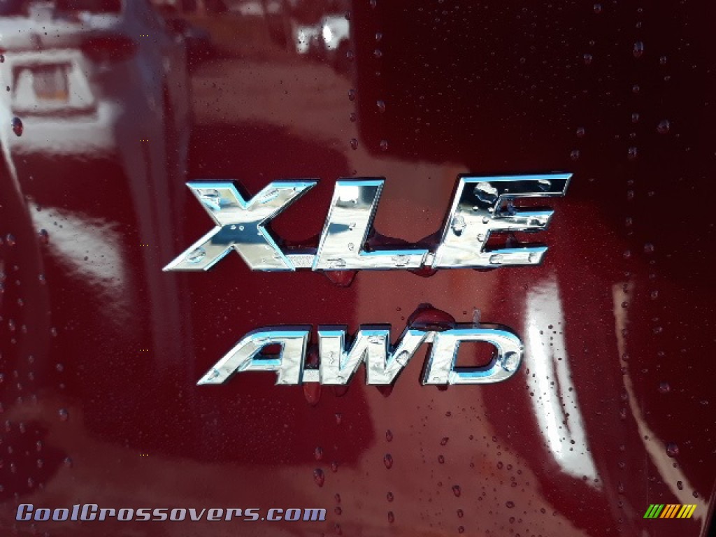 2020 RAV4 XLE AWD - Ruby Flare Pearl / Black photo #9