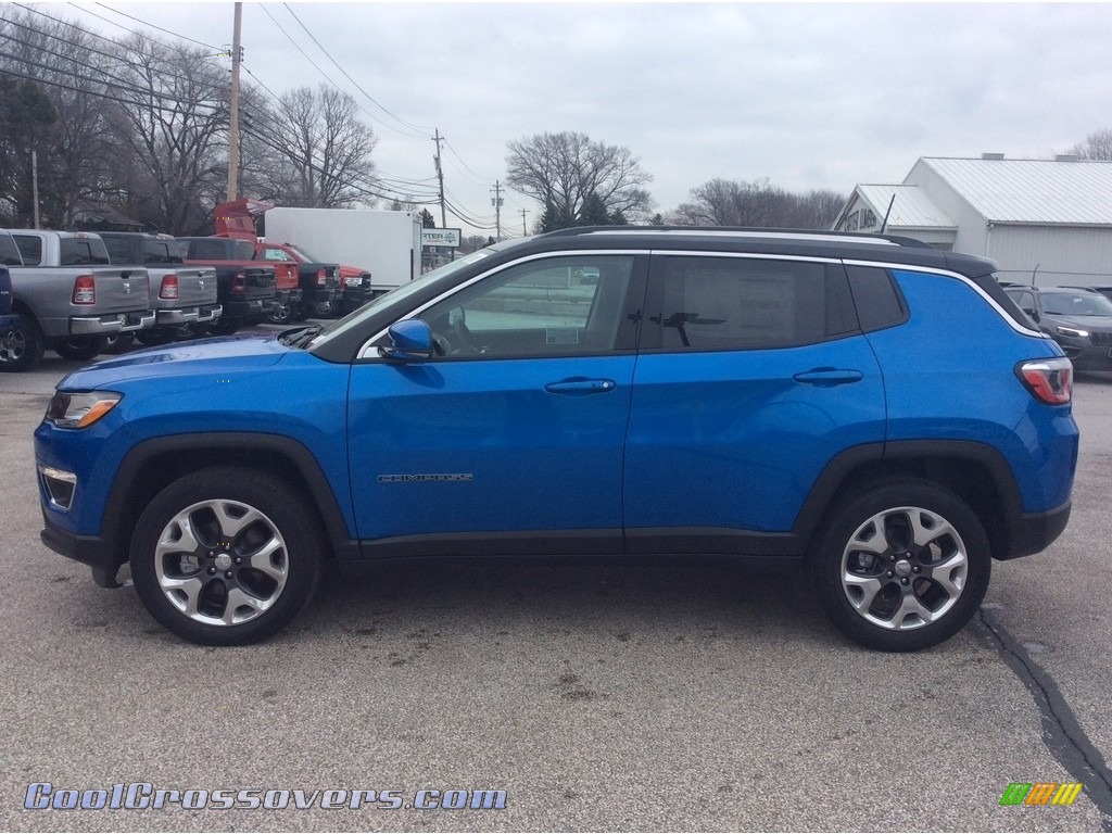 2020 Compass Limted 4x4 - Laser Blue Pearl / Black photo #6