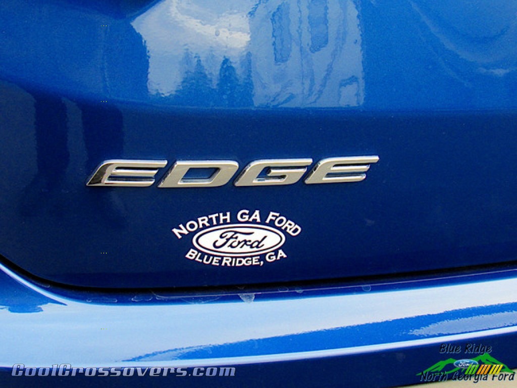 2020 Edge SEL AWD - Atlas Blue Metallic / Ebony photo #34