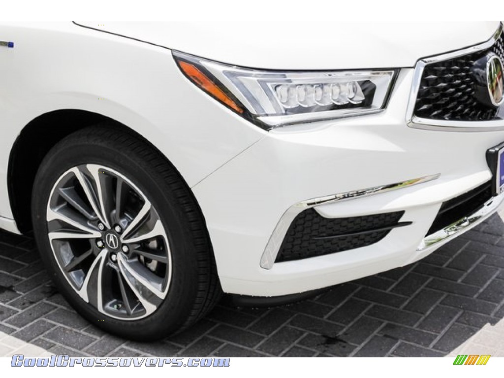 2020 MDX Sport Hybrid SH-AWD - Platinum White Pearl / Espresso photo #10