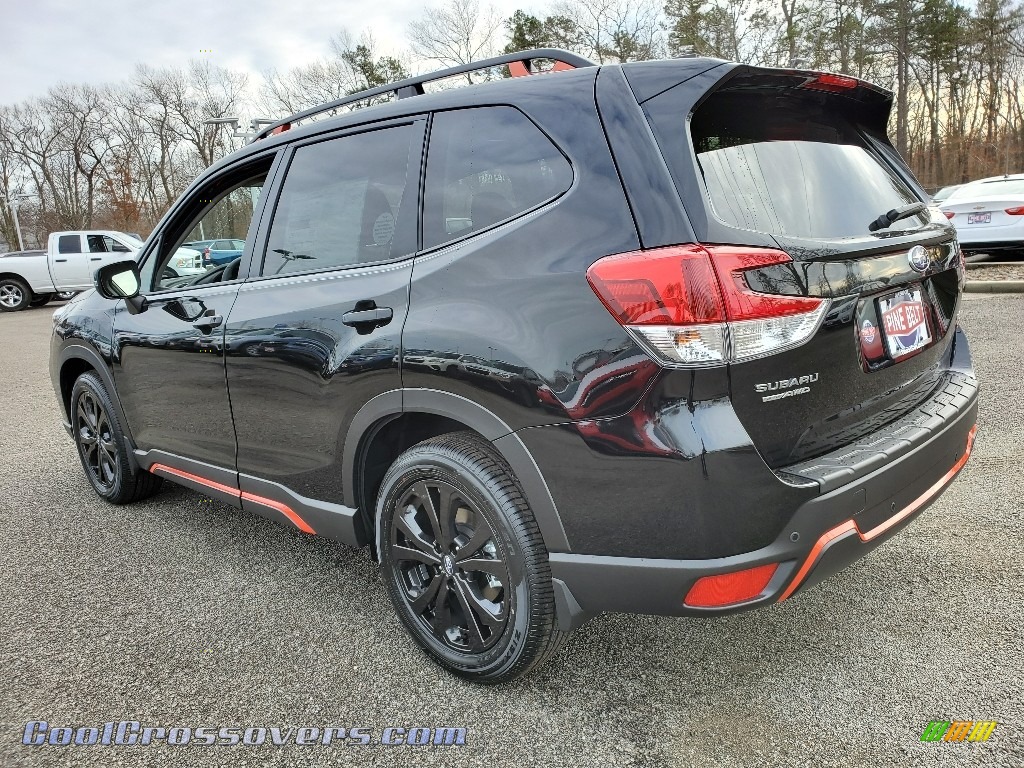 2020 Forester 2.5i Sport - Crystal Black Silica / Gray photo #4