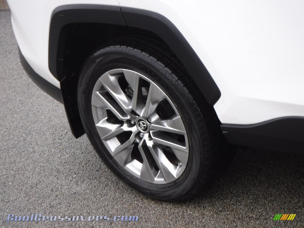 2019 RAV4 XLE AWD - Super White / Black photo #3
