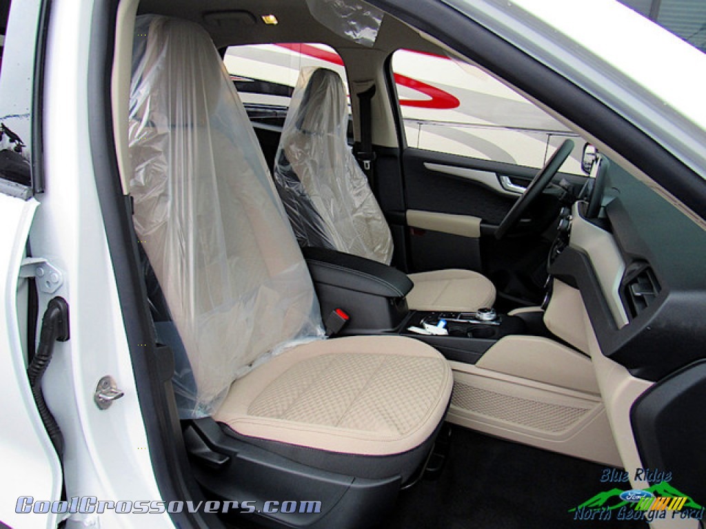 2020 Escape SE 4WD - Star White Metallic Tri-Coat / Sandstone photo #11