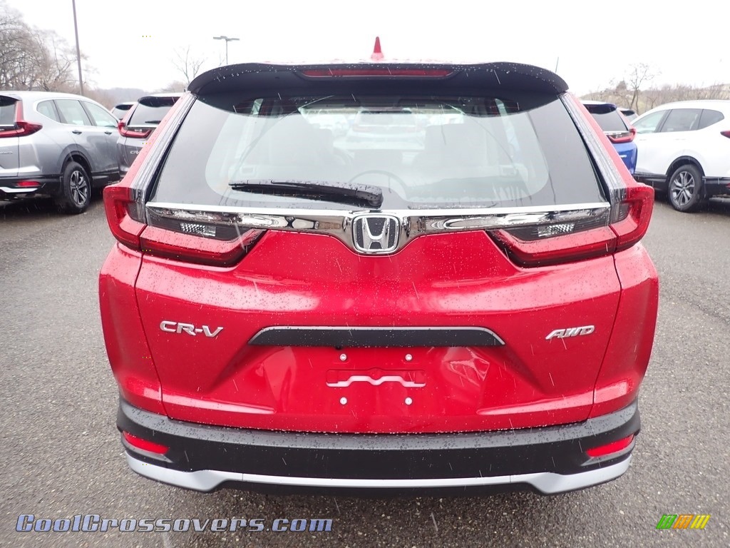 2020 CR-V LX AWD - Radiant Red Metallic / Gray photo #3