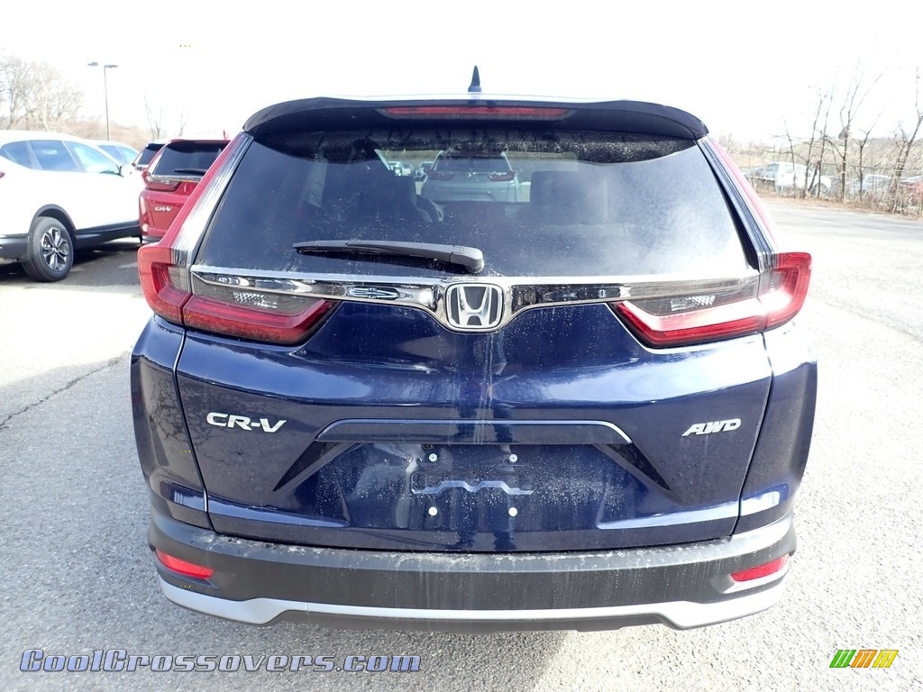 2020 CR-V EX AWD - Obsidian Blue Pearl / Gray photo #3