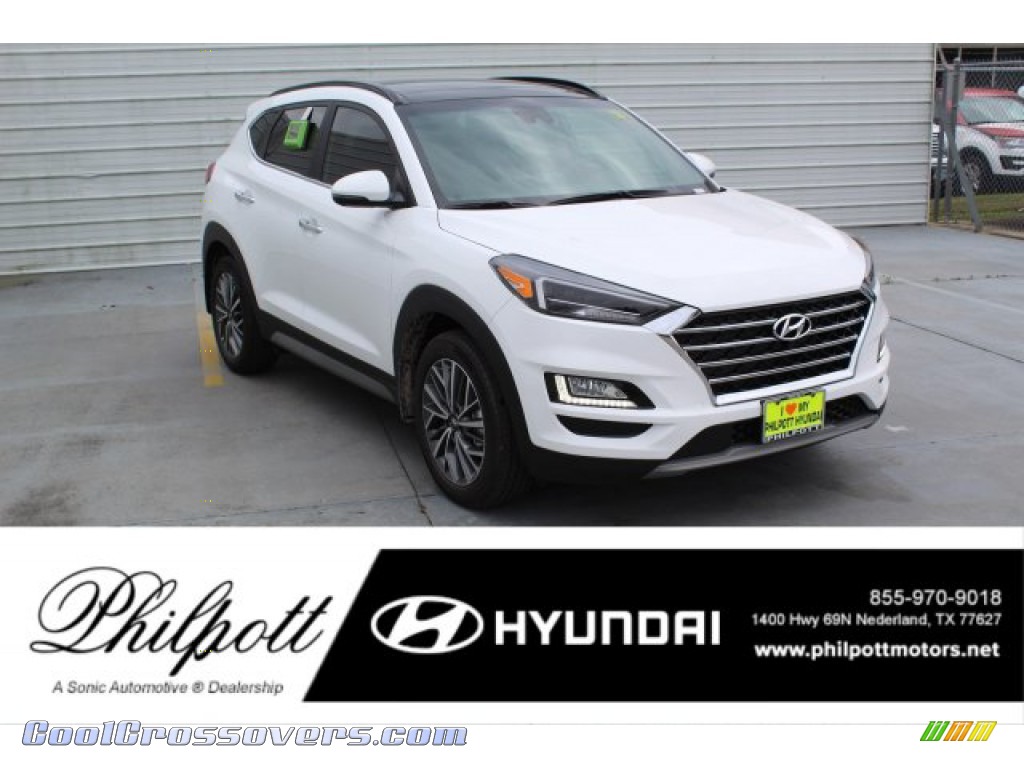 Winter White / Gray Hyundai Tucson SEL