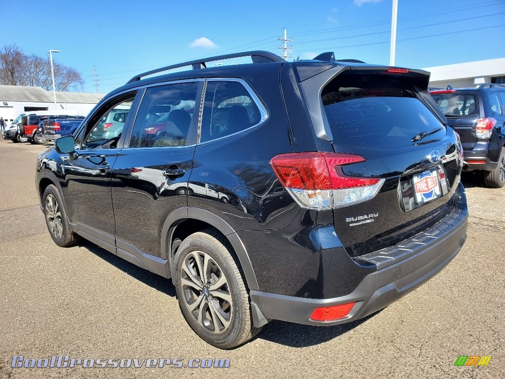 2020 Forester 2.5i Limited - Crystal Black Silica / Gray photo #3