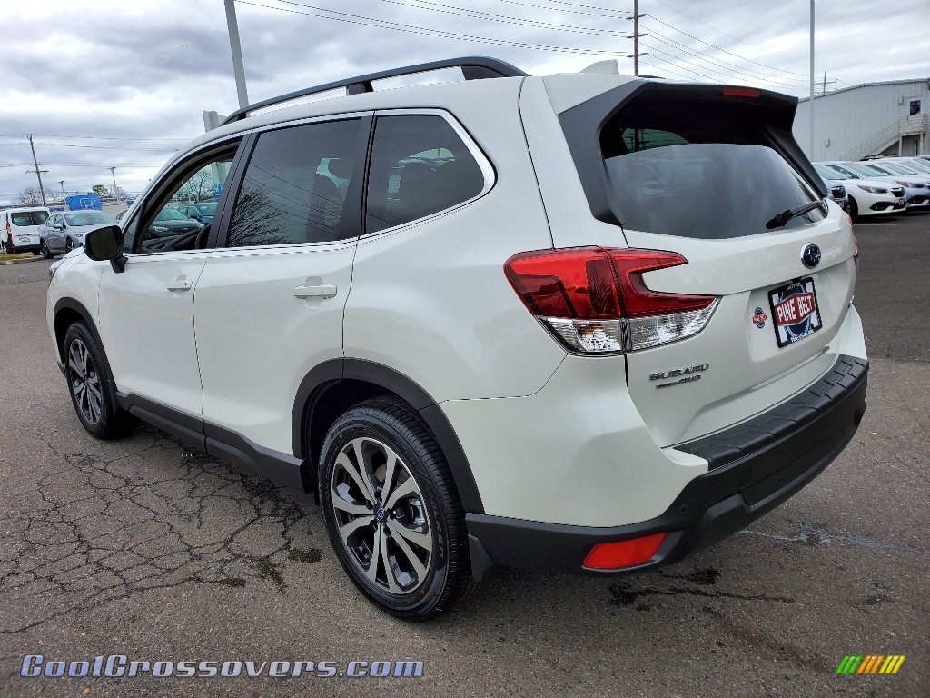 2020 Forester 2.5i Limited - Crystal White Pearl / Gray photo #6