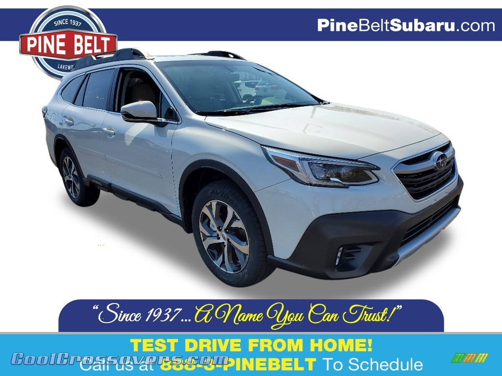 Crystal White Pearl / Warm Ivory Subaru Outback Limited XT