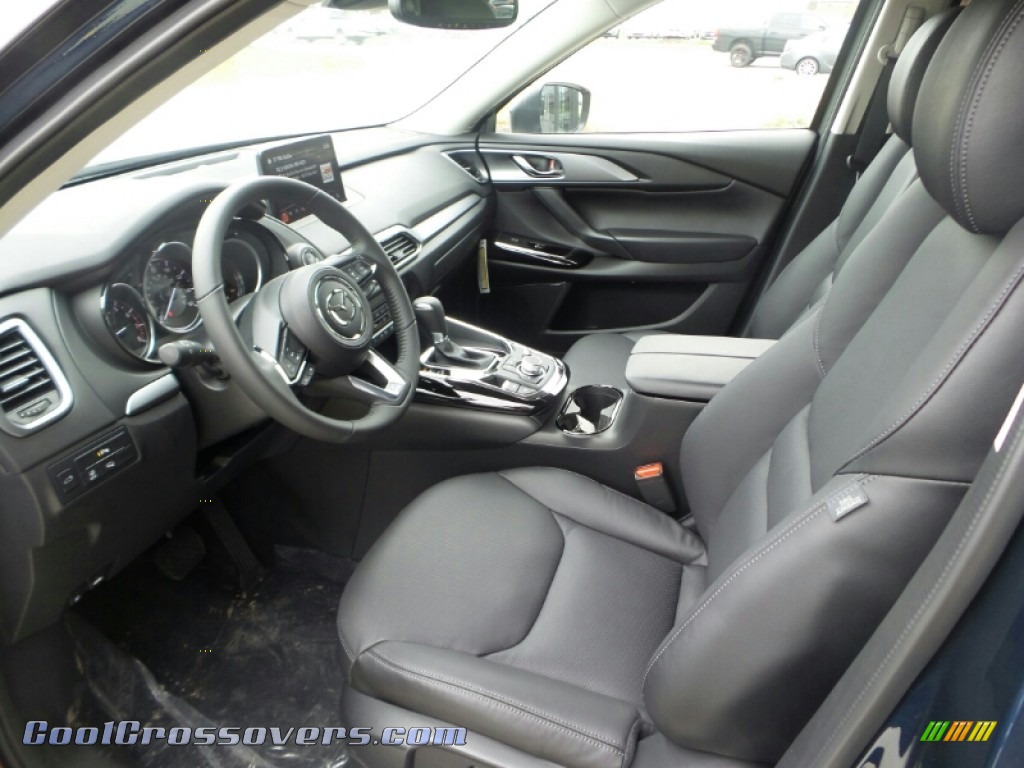 2020 CX-9 Touring AWD - Deep Crystal Blue Mica / Black photo #6