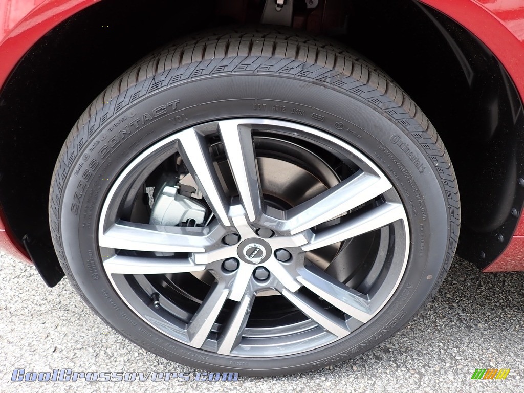2020 XC60 T6 AWD Momentum - Fusion Red Metallic / Blonde photo #6