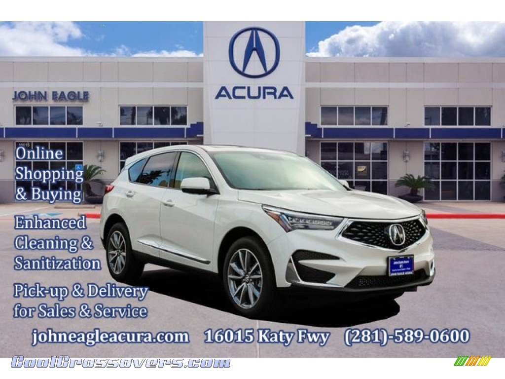 Platinum White Pearl / Ebony Acura RDX Technology AWD