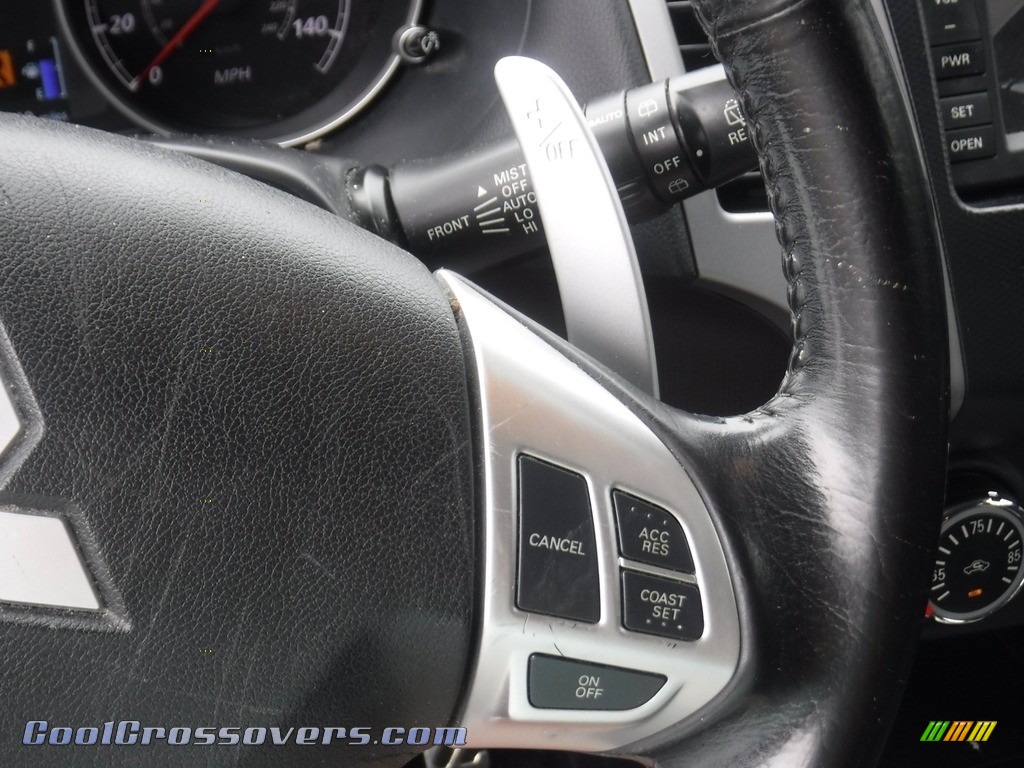 2012 Outlander GT S AWD - Cool Silver Metallic / Black photo #8