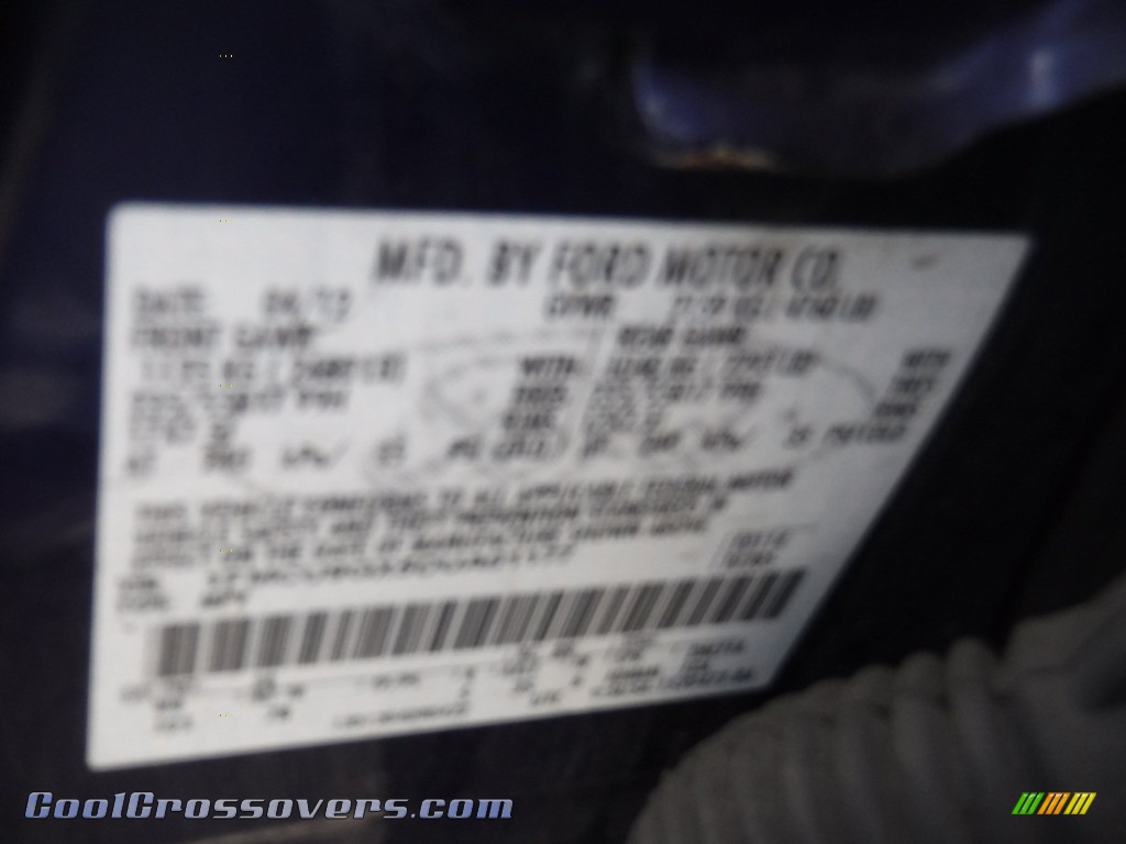 2013 Escape SE 1.6L EcoBoost 4WD - Deep Impact Blue Metallic / Charcoal Black photo #24